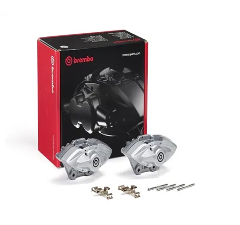 Brembo OE 16-21 BMW M2/17-18 M3/17-20 M4/14-16 M235i Hydraulic Rear X-Style Brake Calipers - Silver