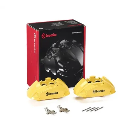 Brembo OE 2020 Mercedes-Benz E53 AMG/E63 AMG S Hydraulic Front X-Style Brake Calipers - Yellow