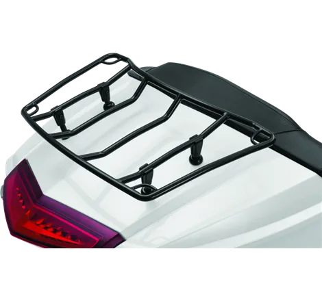 Kuryakyn Trunk Luggage Rack Adjustable Gloss Black