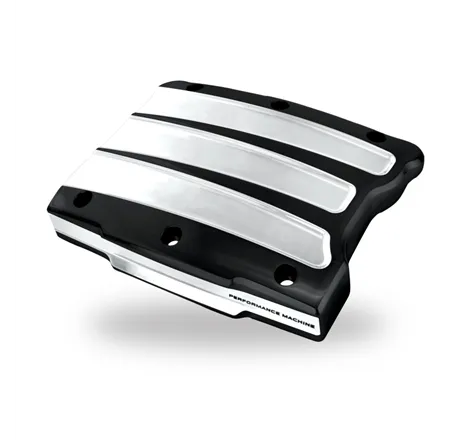 Performance Machine Twin Cam Scallop Rocker Cover - Contrast Cut