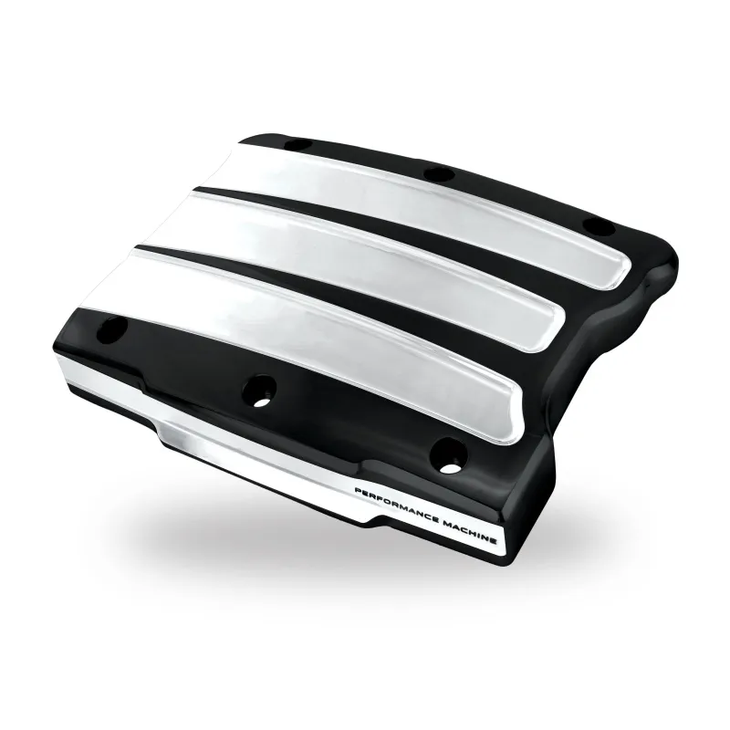 Performance Machine Twin Cam Scallop Rocker Cover - Contrast Cut