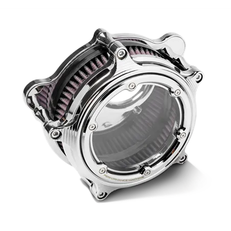 Performance Machine Vision Air Cleaner (W/ Bezel) - Chrome