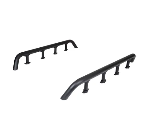 Go Rhino SRM500 Dual Rail Kit (For 55in. Long Rack) - Tex. Blk (Rails ONLY - Req. Platform)