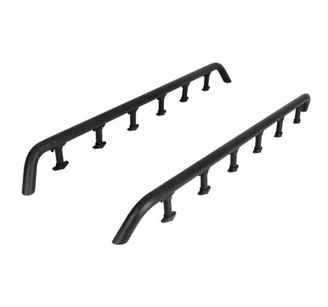 Go Rhino SRM500 Dual Rail Kit (For 75in. Long Rack) - Tex. Blk (Rails ONLY - Req. Platform)