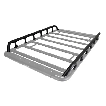 Go Rhino SRM500 Dual Rail Kit (For 75in. Long Rack) - Tex. Blk (Rails ONLY - Req. Platform)