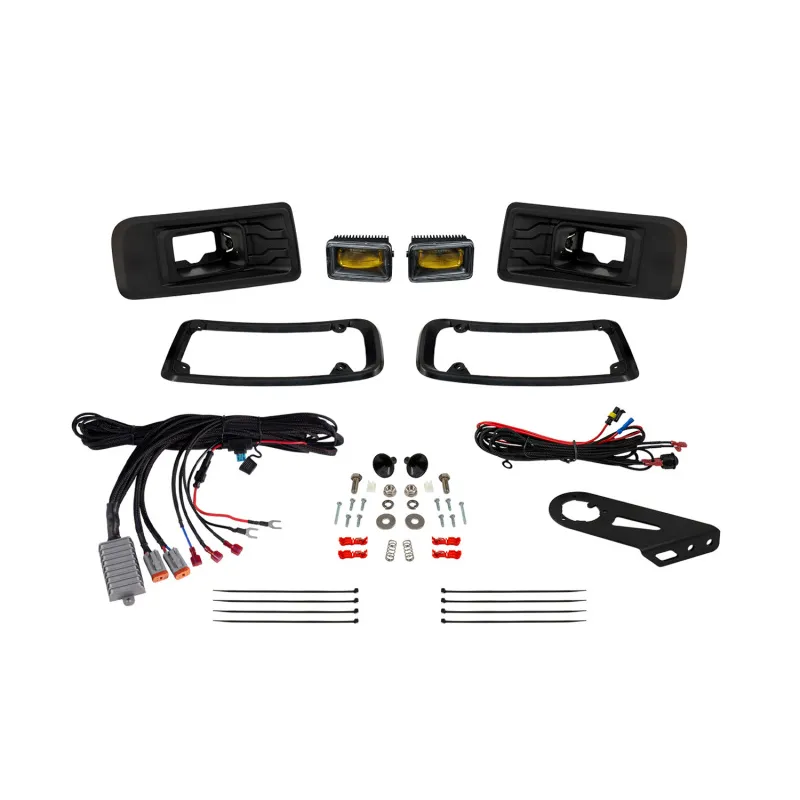 Diode Dynamics 2022+ Ford Maverick Elite Series Add-On LED Fog Light Kit Yellow