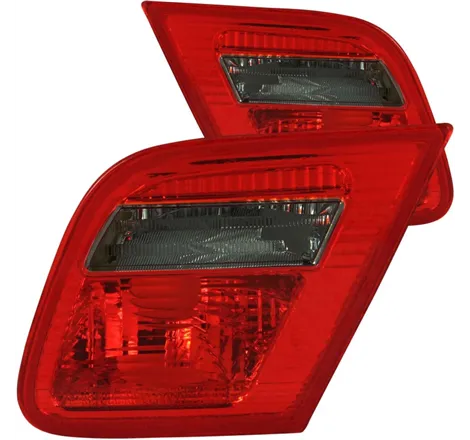 ANZO 2000-2003 BMW 3 Series E46 Taillights Red/Smoke - Inner