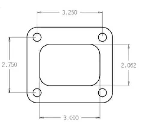 Cometic Turbo FLG T4 Garrett Exh Inlet .010in Exhaust Gasket