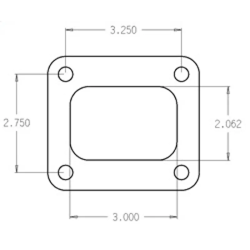 Cometic Turbo FLG T4 Garrett Exh Inlet .010in Exhaust Gasket