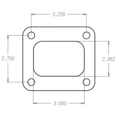 Cometic Turbo FLG T4 Garrett Exh Inlet .010in Exhaust Gasket