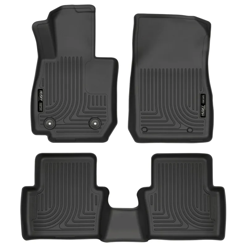 Husky Liners 2017 Mazda CX-3 Weatherbeater Black Front & 2nd Seat Floor Liners