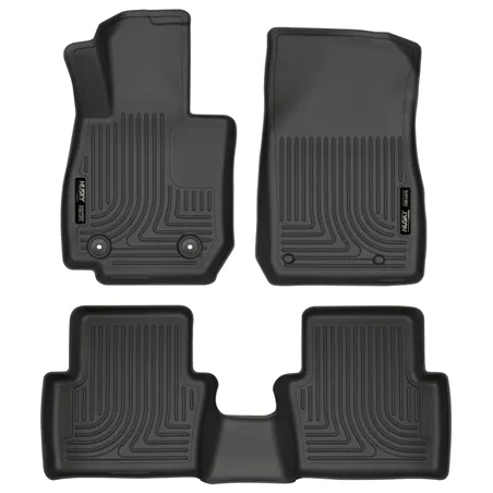 Husky Liners 2017 Mazda CX-3 Weatherbeater Black Front & 2nd Seat Floor Liners