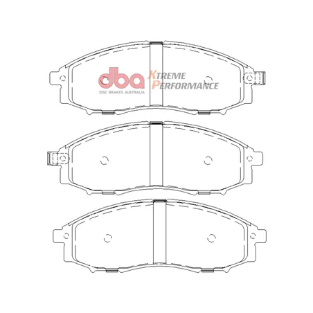 DBA 00-04 Nissan Xterra XP650 Front Brake Pads