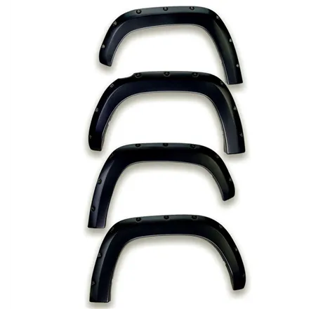 EGR 11-15 Ford Super Duty Bolt-On Look Color Match Fender Flares - Set - Carbon Black