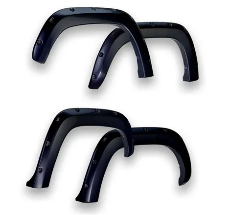 EGR 11-15 Ford Super Duty Bolt-On Look Color Match Fender Flares - Set - Carbon Black