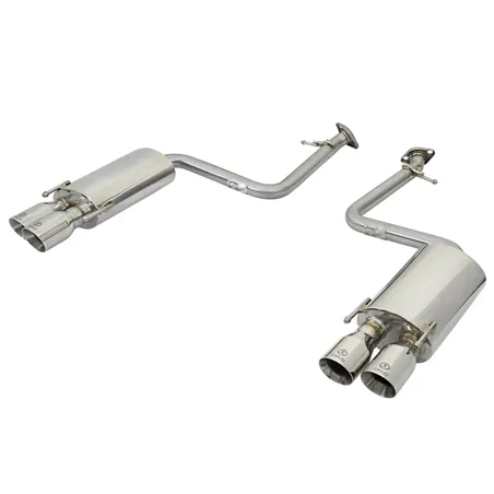 aFe Takeda 16-17 Lexus RC 200T 2.0L (t) 2in. SS Axle-Back Exhaust System w/Polished Tips