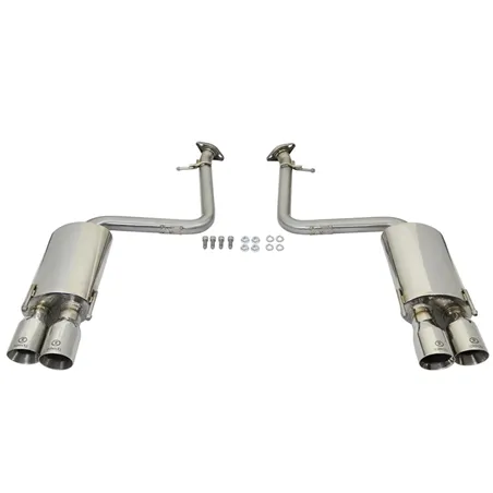 aFe Takeda 16-17 Lexus RC 200T 2.0L (t) 2in. SS Axle-Back Exhaust System w/Polished Tips