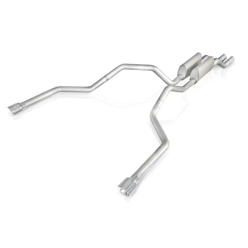 Stainless Works 2004-08 F150 5.4L Exhaust 2-1/2in Chambered Mufflers Under Bumper Exit