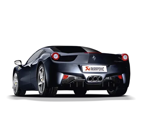 Akrapovic 10-15 Ferrari 458 Italia/458 Spyder Slip-On Line (Titanium) w/ Carbon Tips