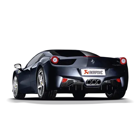 Akrapovic 10-15 Ferrari 458 Italia/458 Spyder Slip-On Line (Titanium) w/ Carbon Tips