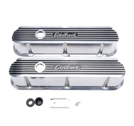 Edelbrock Valve Cover Elite II Series Ford 289-302-351W CI V8 Tall Polished