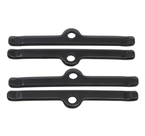 Edelbrock Vc Hold Down Tab Kit SBC 5In Long Steel Black Set of 4