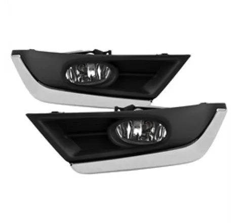 Spyder 17-18 Honda CRV OEM Chrome Trim Fog Lights w/Switch & Cover - Clear (FL-HCRV2017-C)