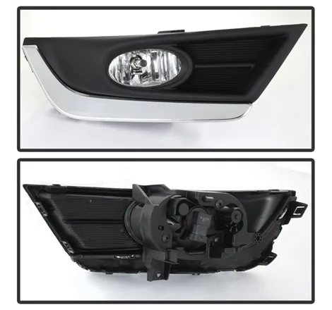 Spyder 17-18 Honda CRV OEM Chrome Trim Fog Lights w/Switch & Cover - Clear (FL-HCRV2017-C)