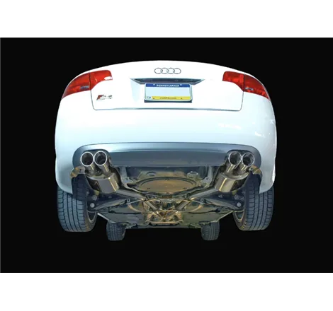 AWE Tuning Audi B7 S4 Touring Edition Exhaust - Polished Silver Tips