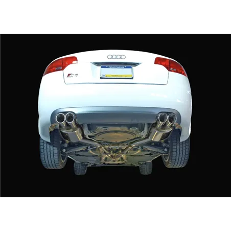 AWE Tuning Audi B7 S4 Touring Edition Exhaust - Polished Silver Tips