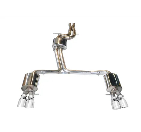 AWE Tuning Audi B8 / B8.5 S4 3.0T Touring Edition Exhaust - Chrome Silver Tips (90mm)