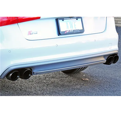 AWE Tuning Audi C7 / C7.5 S6 4.0T Touring Edition Exhaust - Diamond Black Tips