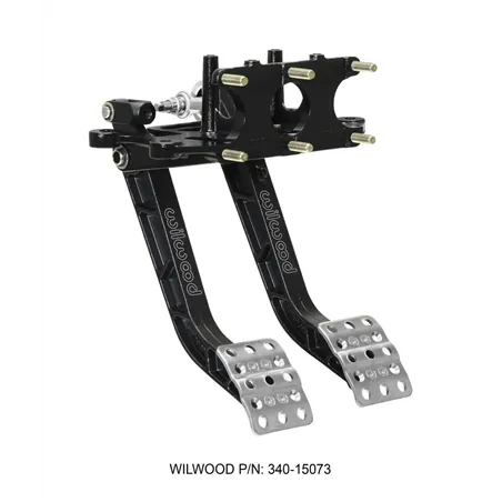 Wilwood Adjustable-Trubar Dual Pedal - Brake / Clutch - Rev. Swing Mount - 5.1:1