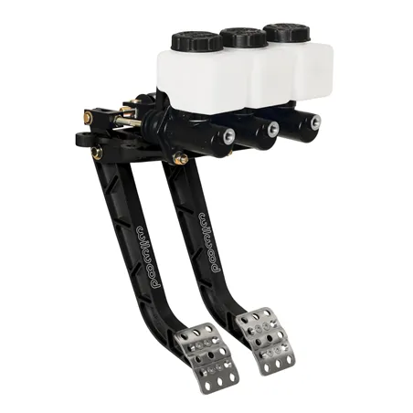 Wilwood Adjustable Dual Pedal - Brake / Clutch - Rev. Swing Mount - 6.25:1