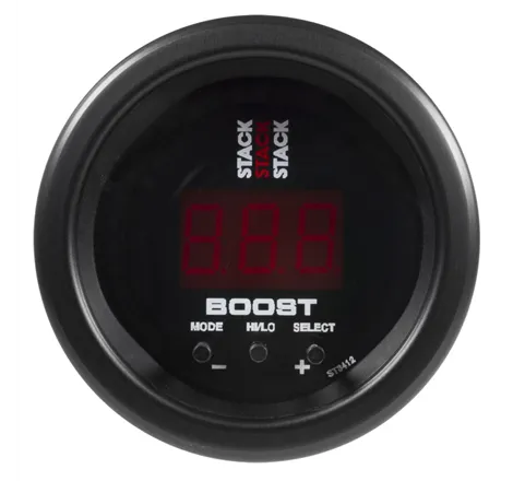 Autometer Stack 52mm -1 to +2 Bar (-30INHG to +30 PSI) Boost Controller - Black