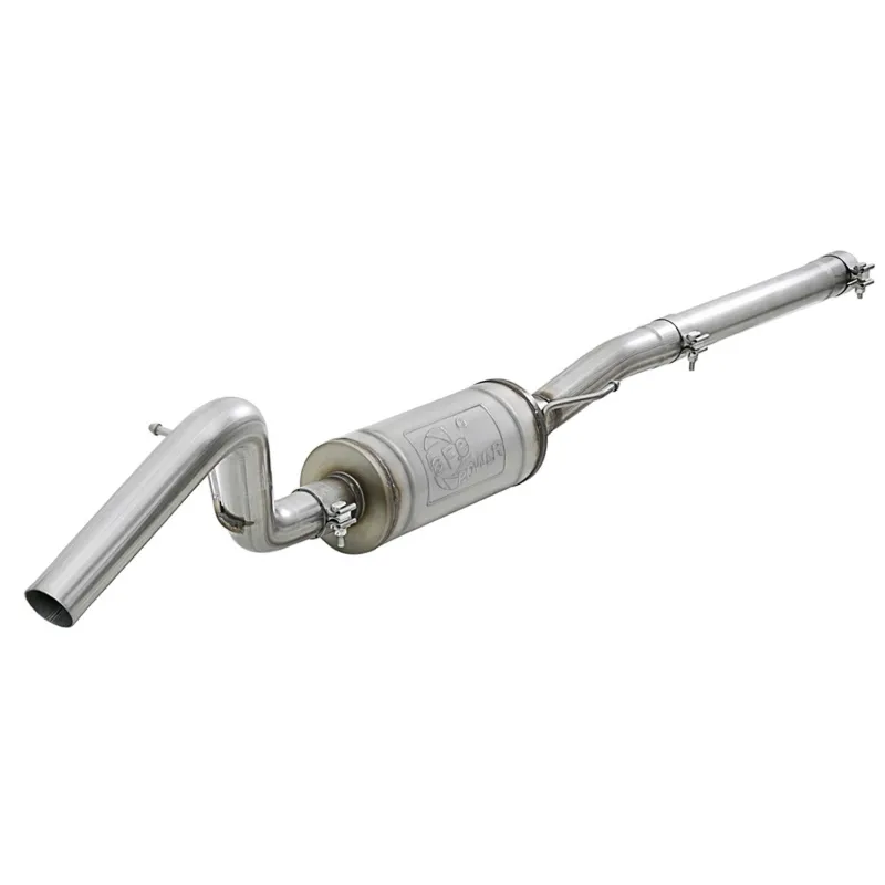 aFe MACH Force-Xp 2.5in 409 SS Mid-Pipe w/ Muffler 2007+ Jeep Wrangler (JK) V6 3.6L/3.8L