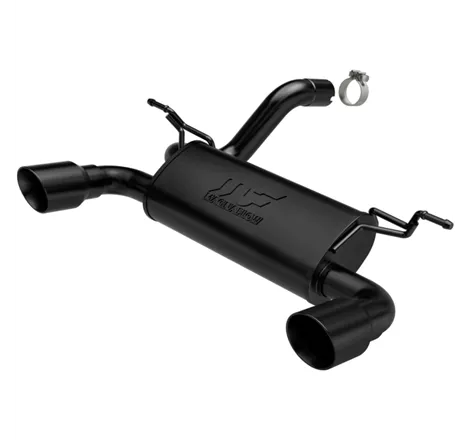 MagnaFlow 2018+ Jeep Wrangler 3.6L Dual Black Tip Axle-Back Exhaust