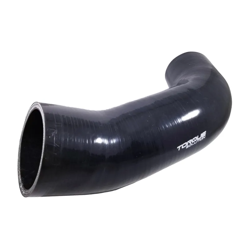 Torque Solution Turbo Inlet Hose Black: 2015+ VW Golf/GTI/Golf R (MK7) / 2015+ Audi A3/S3