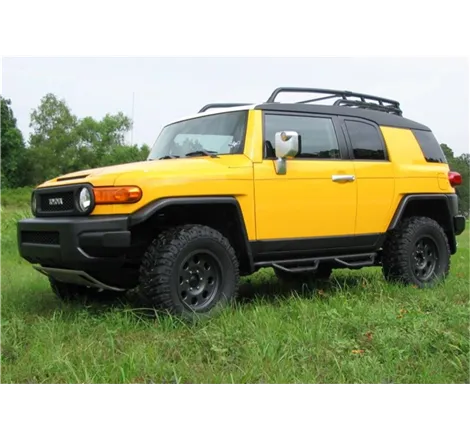 N-Fab Nerf Step 06-17 Toyota FJ Cruiser SUV 4 Door - Tex. Black - W2W - 2in