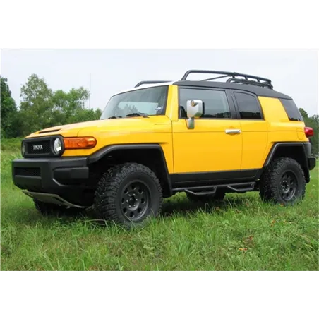 N-Fab Nerf Step 06-17 Toyota FJ Cruiser SUV 4 Door - Tex. Black - W2W - 2in