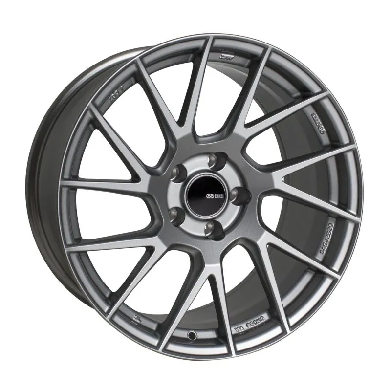 Enkei TM7 17x9 5x100 45mm Offset 72.6mm Bore Storm Gray Wheel