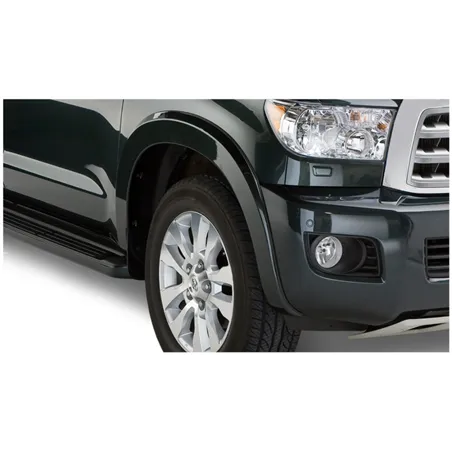 Bushwacker 08-15 Toyota Sequoia OE Style Flares 4pc Fits w/ Factory Mudflap - Black