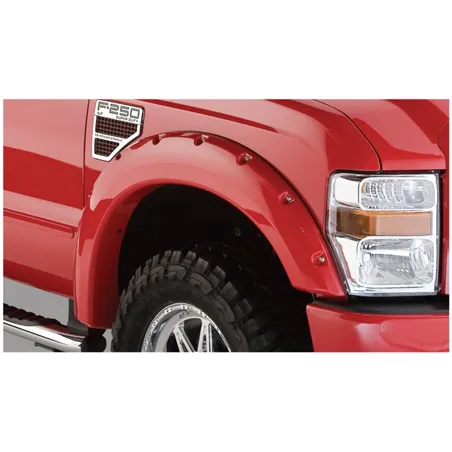 Bushwacker 08-10 Ford F-250 Super Duty Pocket Style Flares 2pc - Black