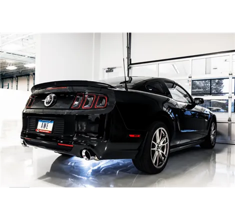 AWE Tuning S197 Mustang GT Axle-back Exhaust - Touring Edition (Chrome Silver Tips)