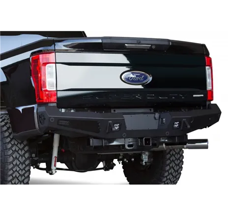 Addictive Desert Designs 17-18 Ford F-250 HoneyBadger Rear Bumper w/ Backup Sensor Cutouts