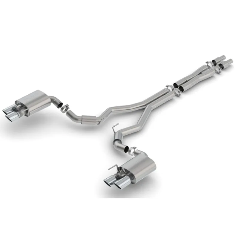 Borla 2018 Ford Mustang GT 5.0L AT/MT 3in S-Type Catback Exhaust w/ Valves