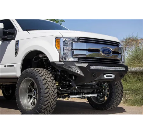 Addictive Desert Designs 17-18 Ford F-250 Super Duty Stealth Fighter Front Bumper w/ Winch Mounts