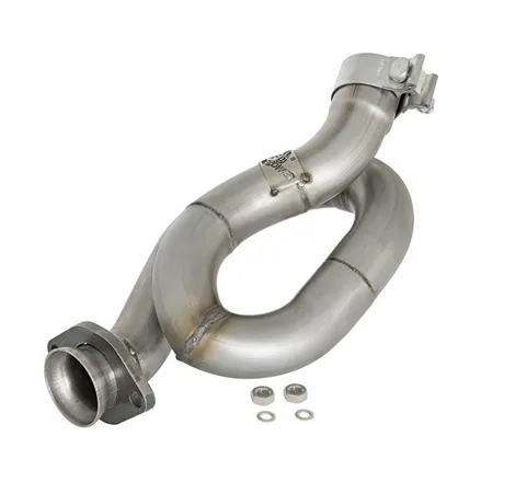 aFe POWER Twisted Steel Loop Relocation Pipe 12-18 Jeep Wrangler (JK) V6 3.6L