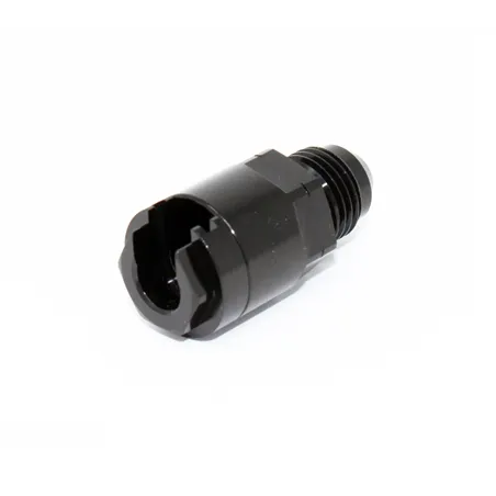 Torque Solution Locking Quick Disconnect Adapter Fitting: 3/8in SAE to -8AN Male Flare