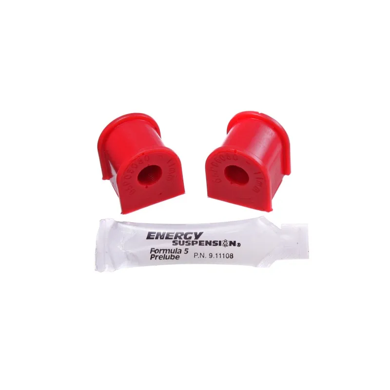 Energy Suspension 06-11 Honda Civic (Excl Si) 11mm Rear Sway Bar Bushings - Red